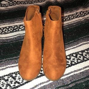 Suede Booties